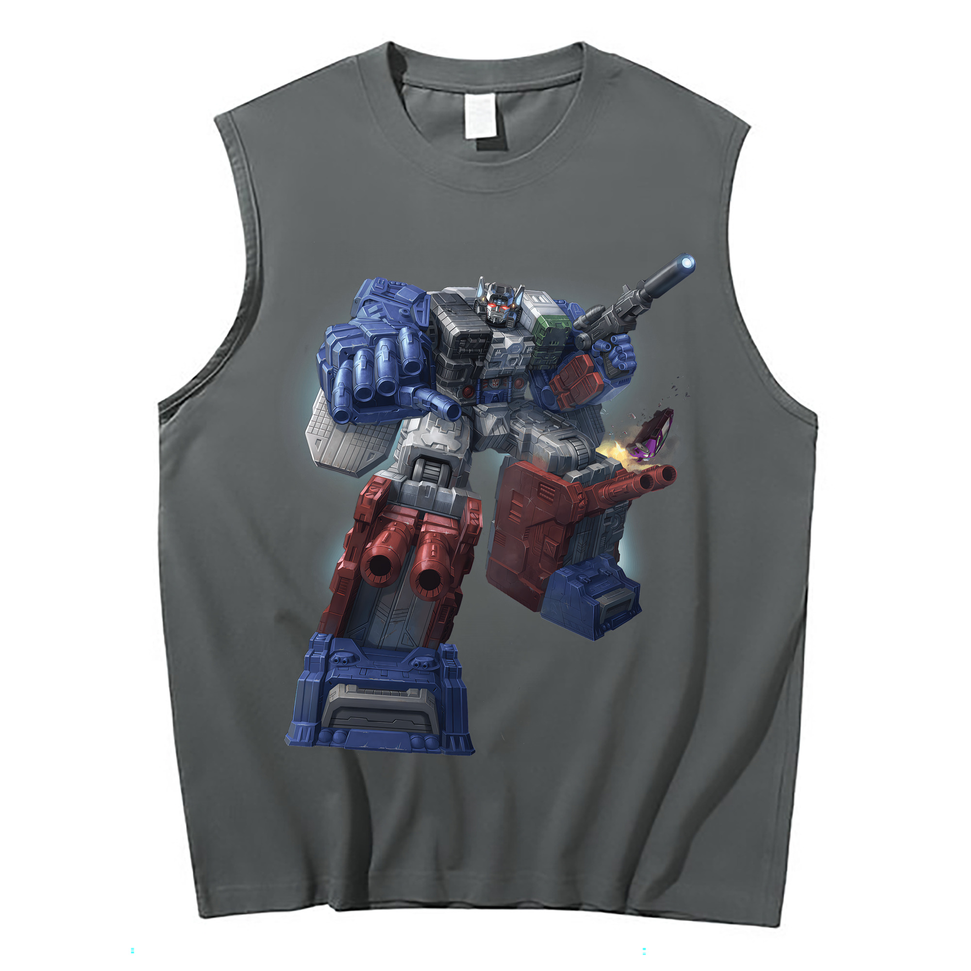 （画像用） Transformers トランスフォーマー コットン100％タンクトップ（フロントプリント）